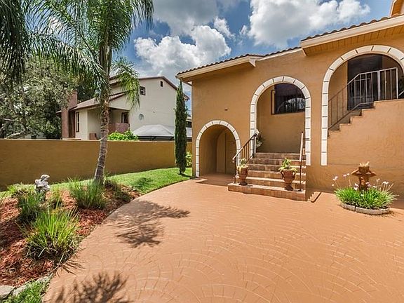 Welcoming entrance - new pavers on stairs