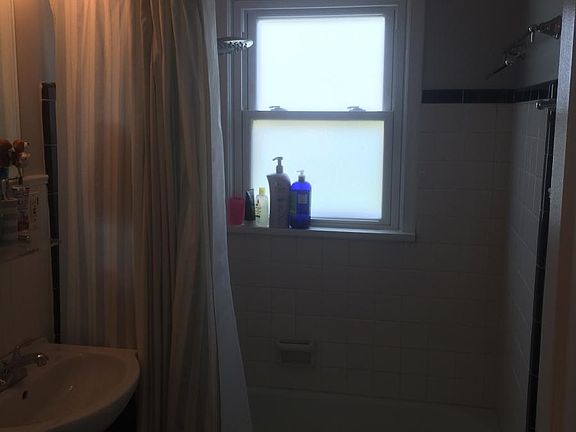 Updated bathroom with plenty of storage. 2 linen closets in