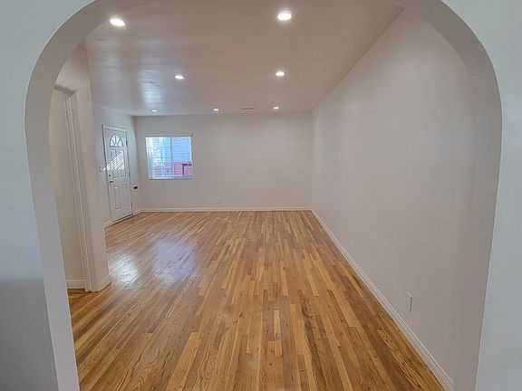 View of living room from inside the kitchen