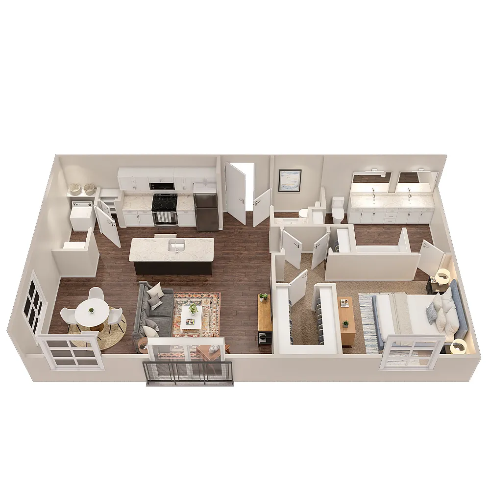 Floor plan Oxbow