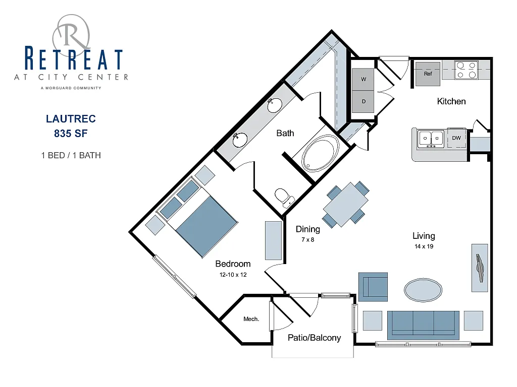 Floor plan Lautrec