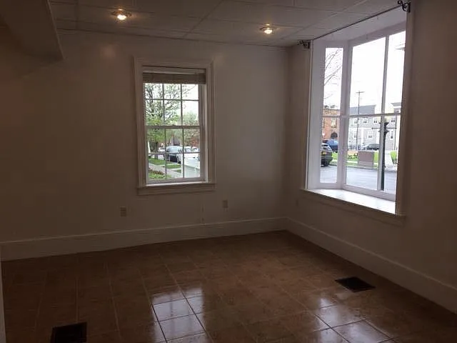 Left front of shop