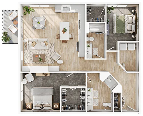 Floor plan Talc