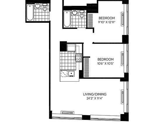 2nd image of 43-10 Crescent St #317