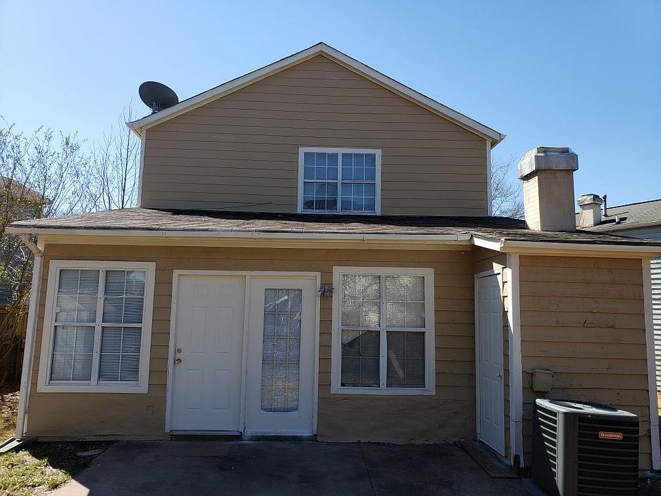 Rear of property
