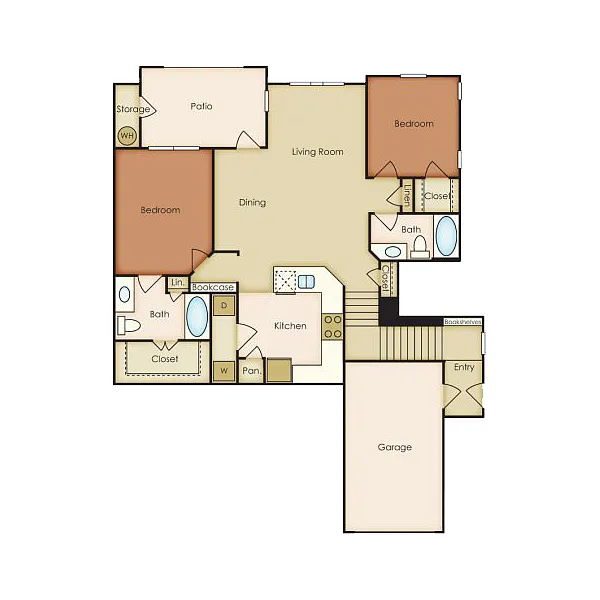 Floor plan B2G2