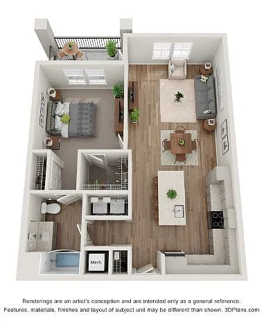 Floor plan Calico