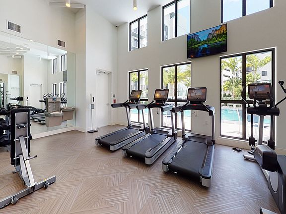 Our spacious fitness center offers a variety of equipment to meet your needs.