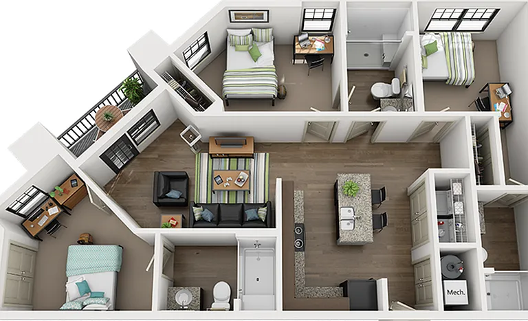 3x3 Floor Plans 3x3 Floor Plans