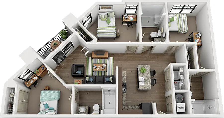 Floor plan Chimes - Standard