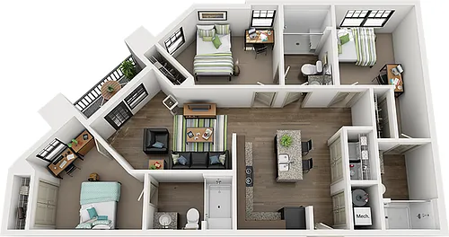 Floor plan Chimes - Standard