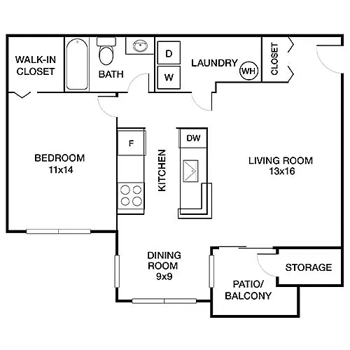Floor plan Willow