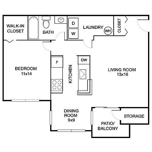 Floor plan Willow