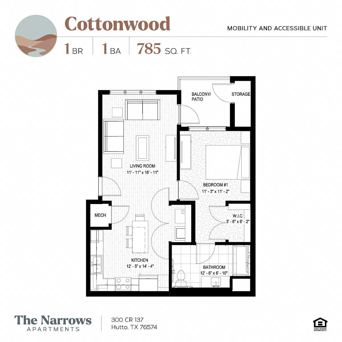 Floor plan Cottonwood