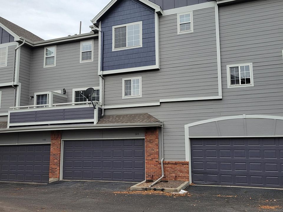 Garage and balcony