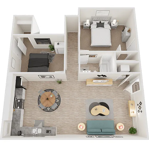 Floor plan B1 Renovated