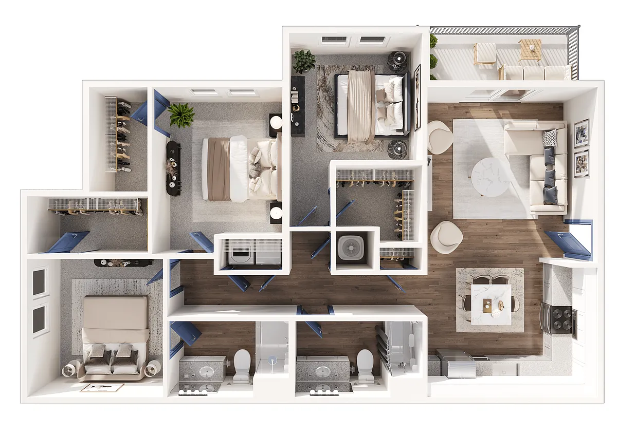 Floor plan D1, Freedom