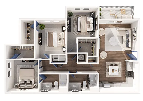 Floor plan D1, Freedom