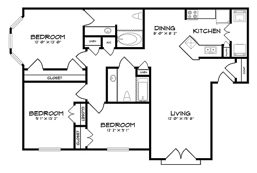 Floor plan C1