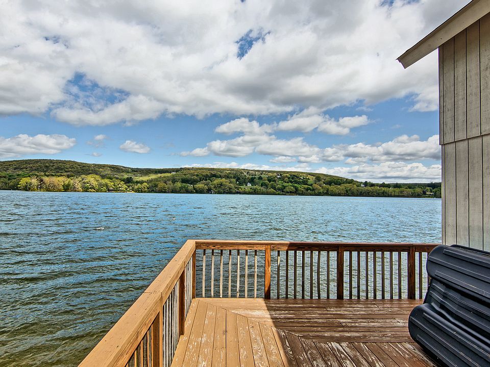 view from boathouse deck