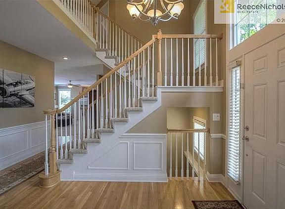 Bright, open, two story entry welcomes you!
