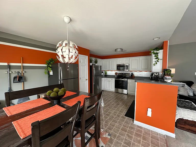 kitchen and table