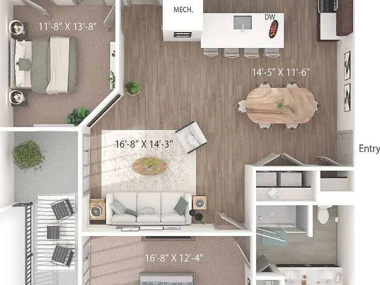 C4 floor plan The Sterling at Oak Hills