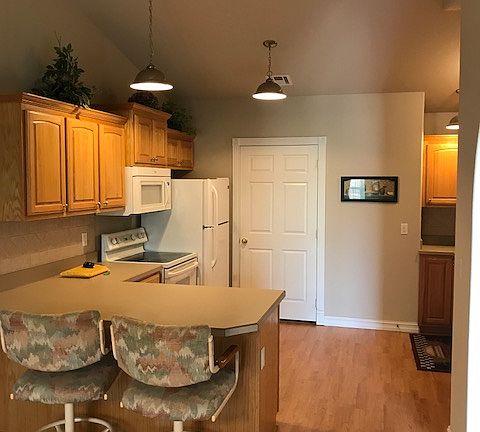 Kitchen from dining room