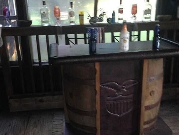 Room attached to garage...the perfect "man cave"