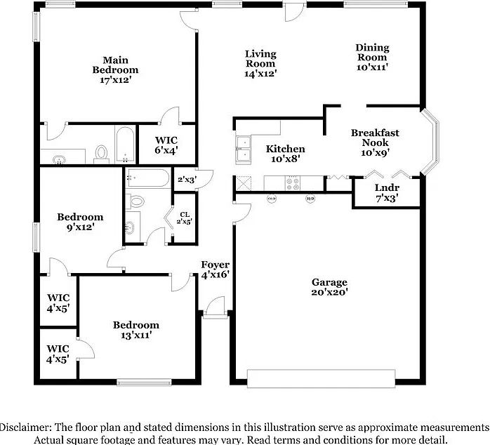 3 bed, 2.0 bath, 1410 sqft, $2,710 — Photo 2