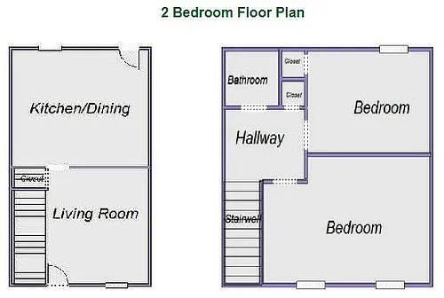 Floor plan 2 bedroom