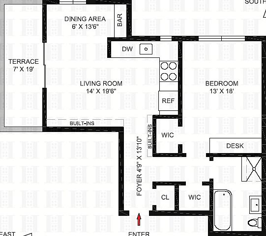 1st image of 200 E 16th St APT 10D