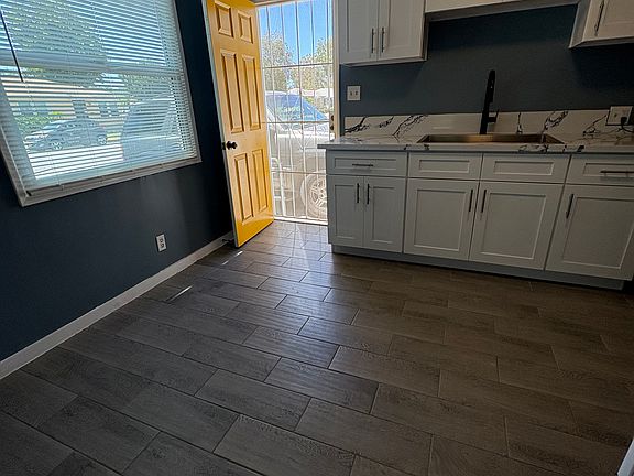 Door off kitchen to driveway