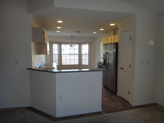 Kitchen counter area