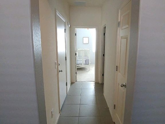 Halway from den to bed room 
