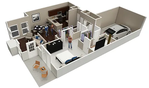 Floor plan Huron