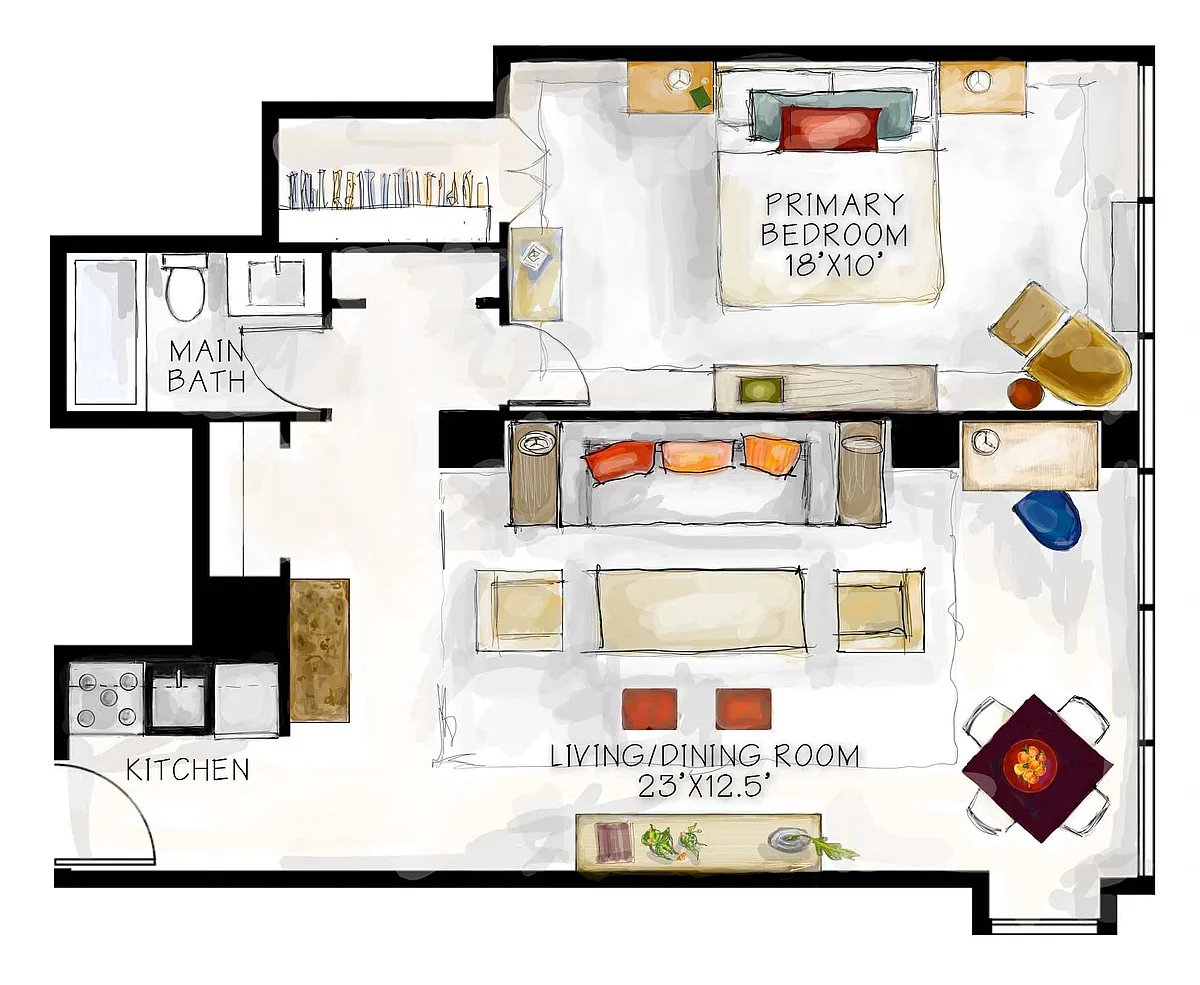 Floor plan Warhol