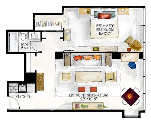 Floor plan Warhol