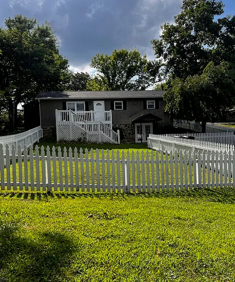 Front view of house from street