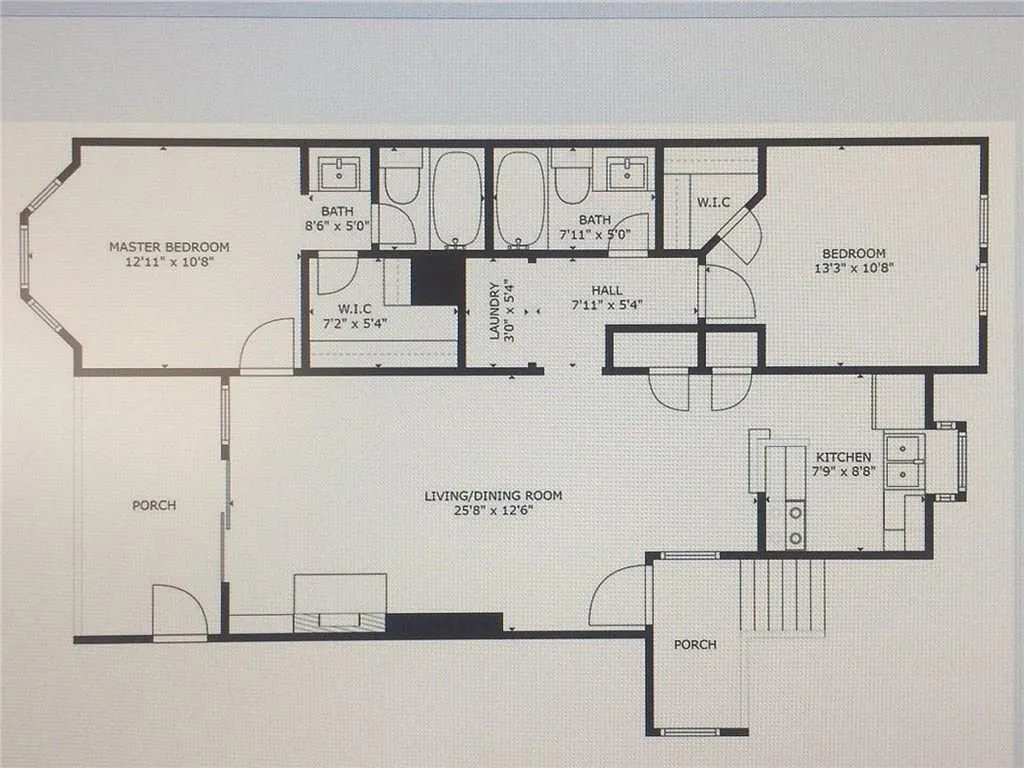 2 bed, 2.0 bath, 3752 sqft, $1,195 — Photo 2