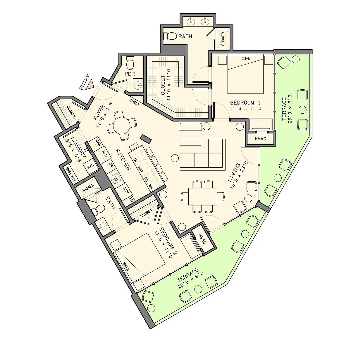 Floor plan A15