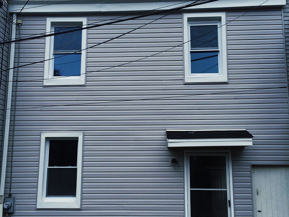 Newly sided, Ater Way view
