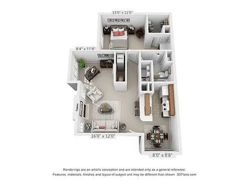 Floor plan Edelweiss (Den)
