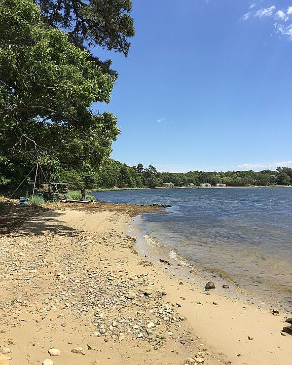 deeded beach, clear water