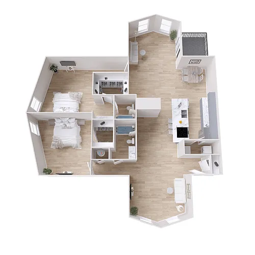 Floor plan B5 Renovated