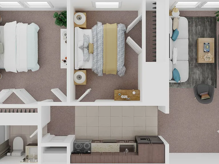 2 Bedroom Deluxe 2 Bedroom Deluxe