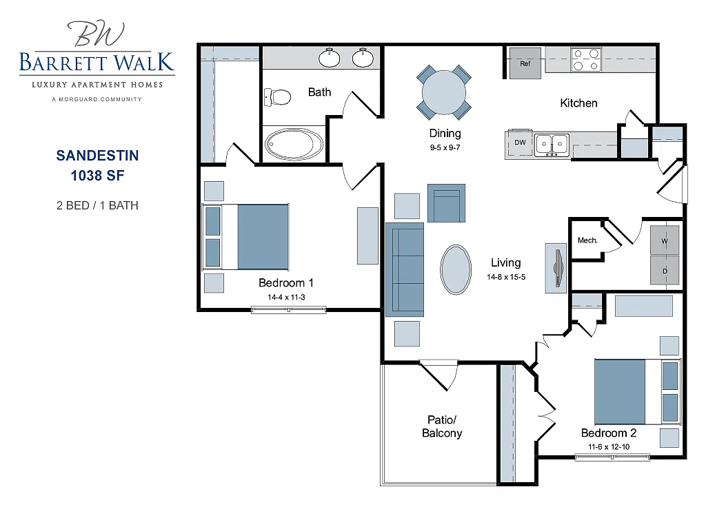 Floor plan Sandestin