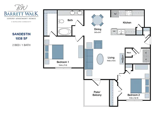 Floor plan Sandestin