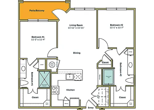 Floor plan B2