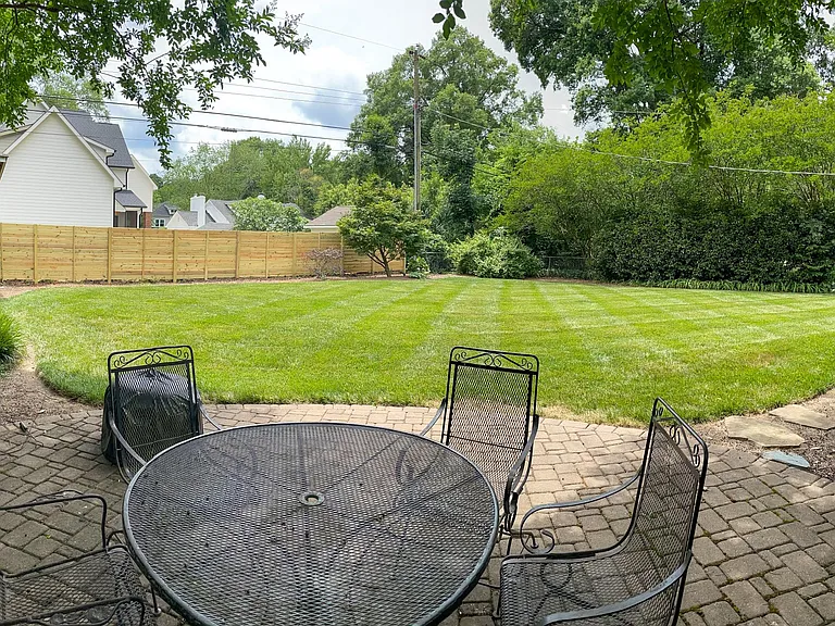 Back patio